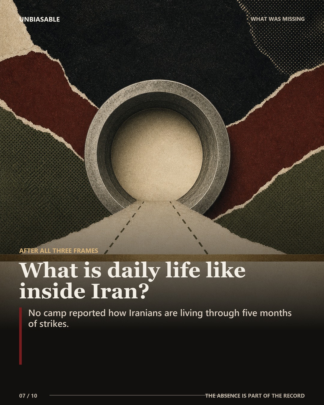 What is daily life like inside Iran?: No camp reported how Iranians are living through five months of strikes.