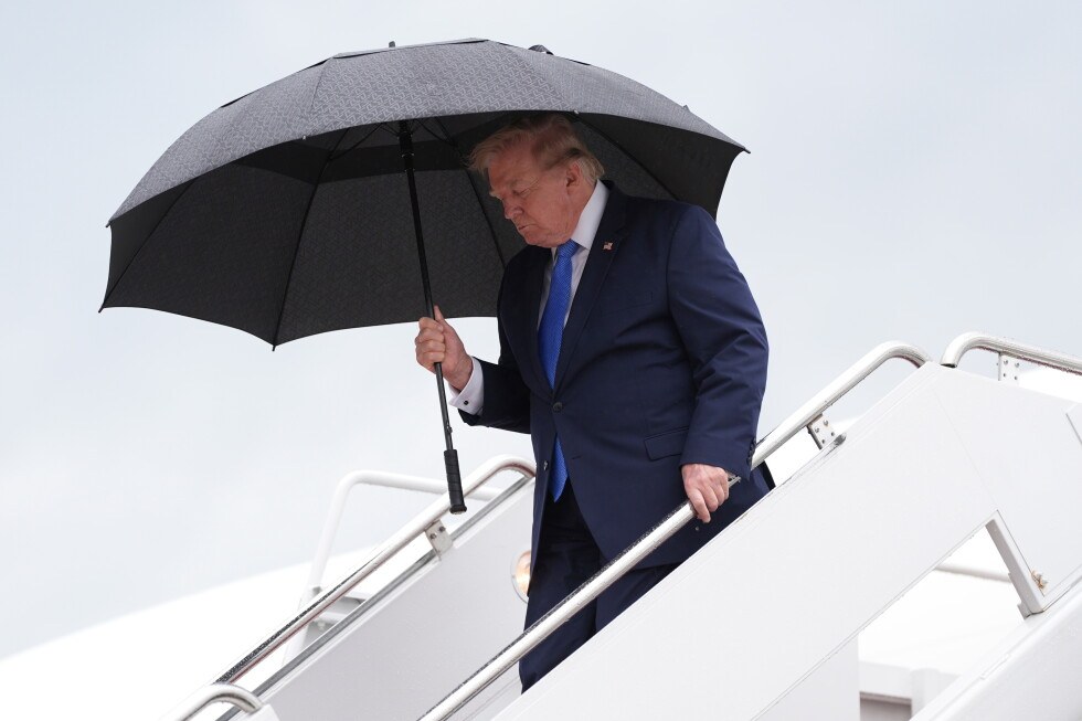 Trump calls off a strike he says would have been the biggest since World War II, and says talks with Iran start Monday afternoon