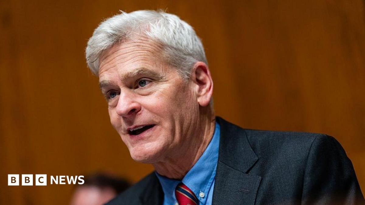 Senator Bill Cassidy speaks on a Senate panel.