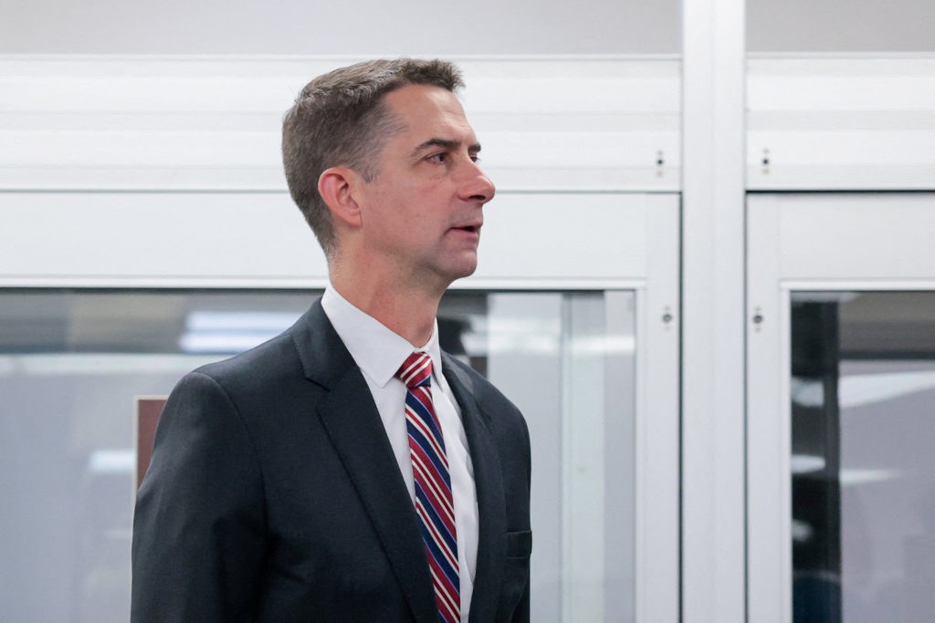 Trump posts Tom Cotton's cellphone number to push permanent daylight saving time