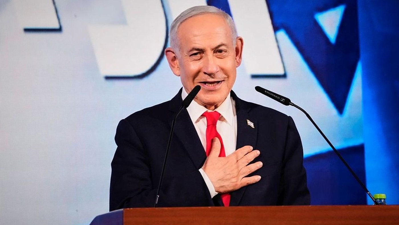 Netanyahu's bloc leads with 53 seats, short of the 61 needed to govern